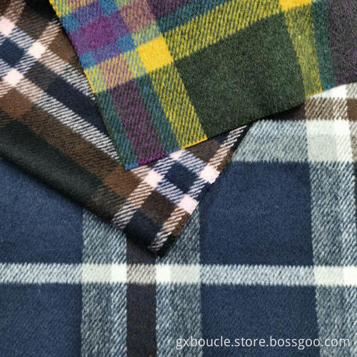 Woolen Plaid Zara design Shirt fabric